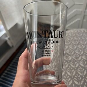 Montauk brewing beer glass